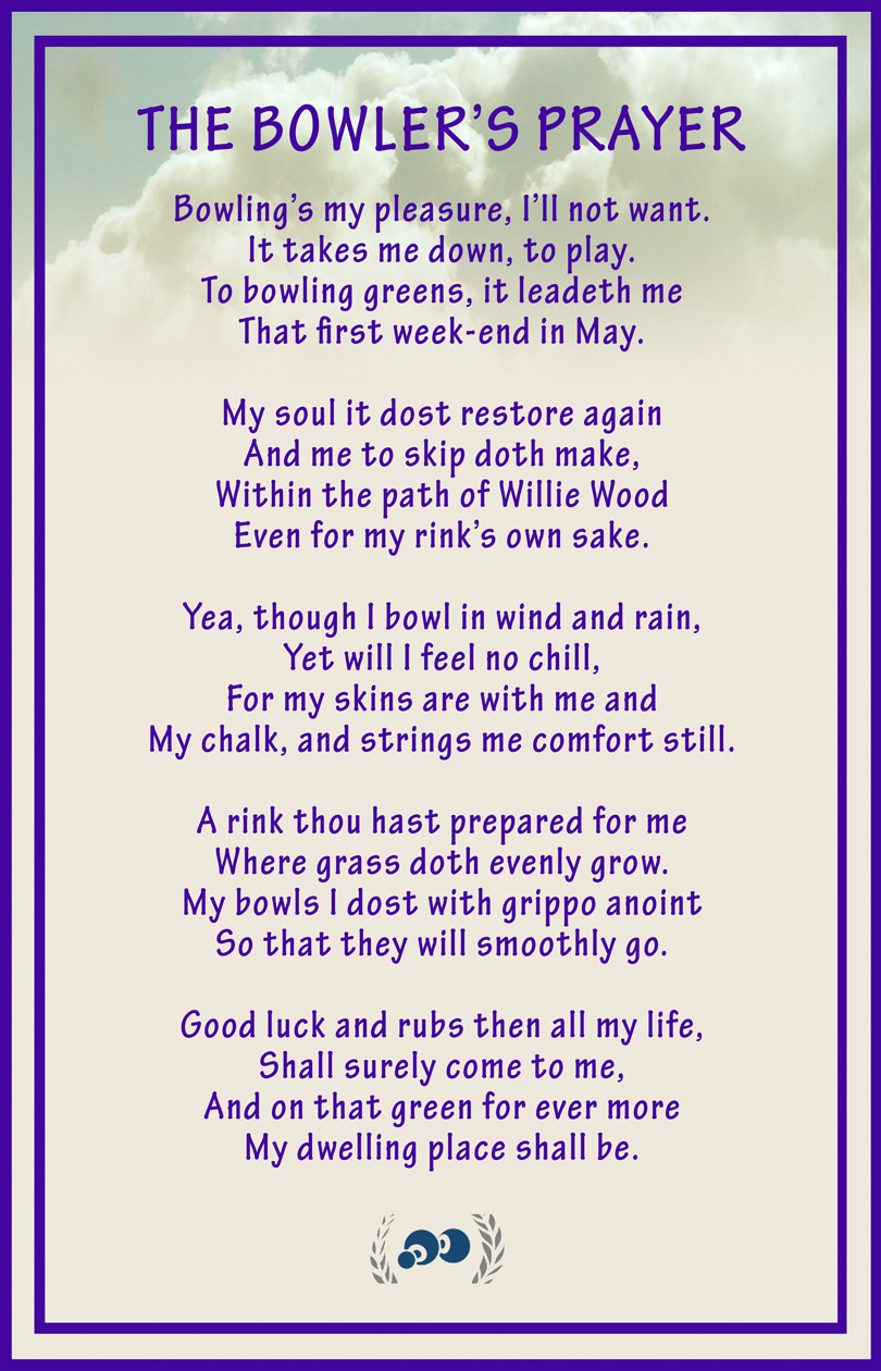 Bowling Poems