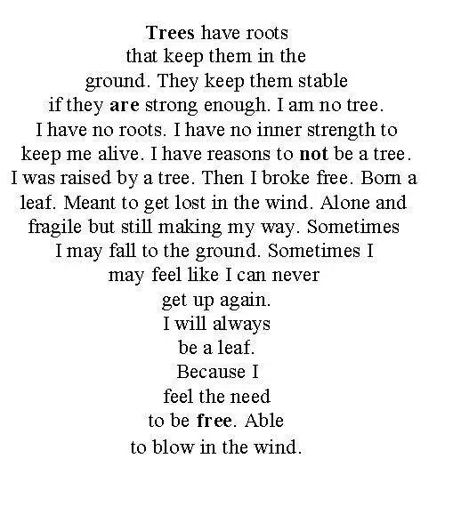 Examples Poems