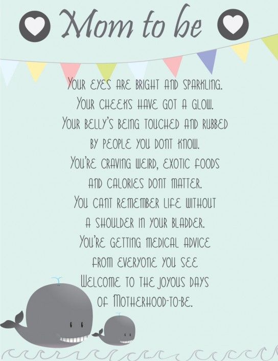 Mother to be Poems
