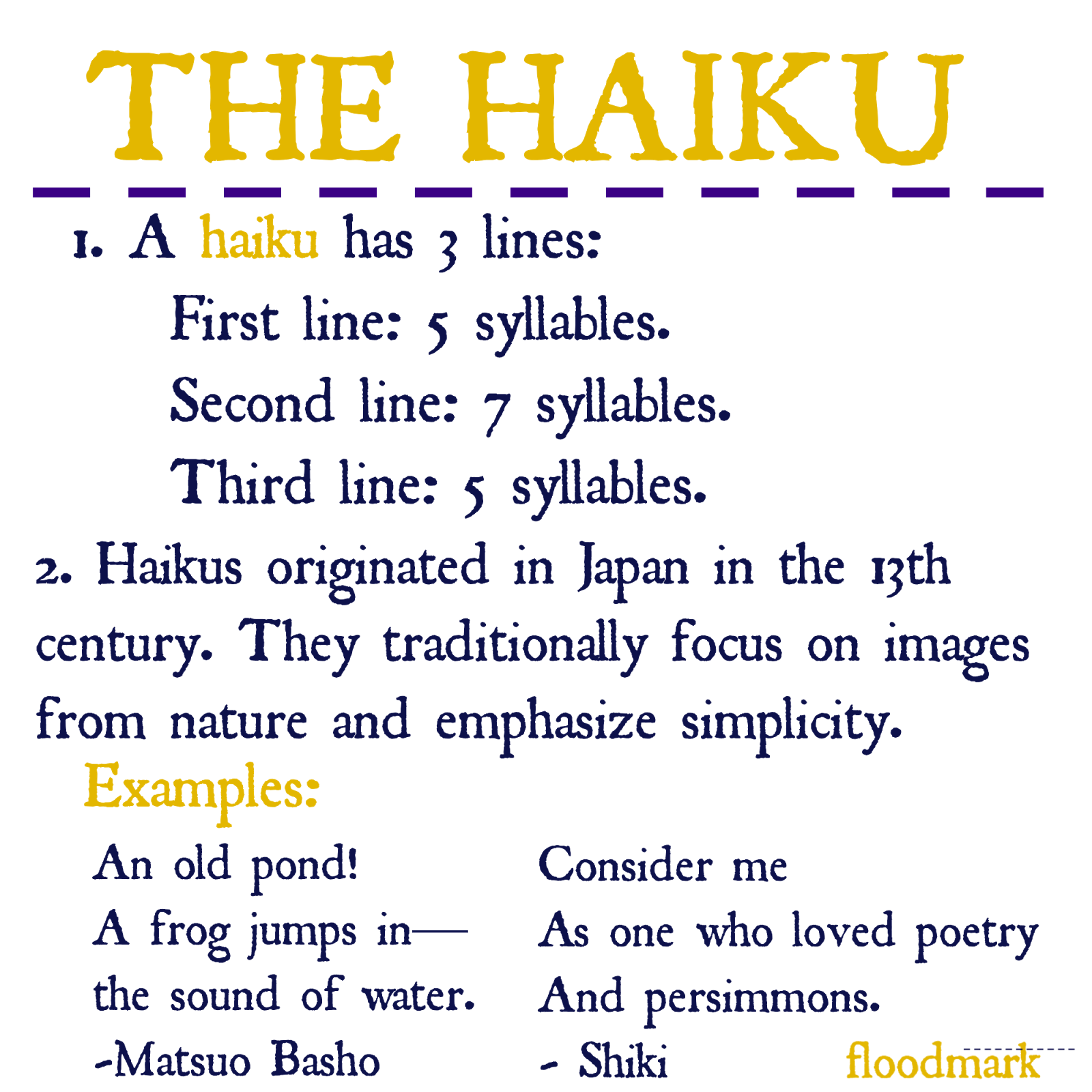 How To Write Haiku Poems