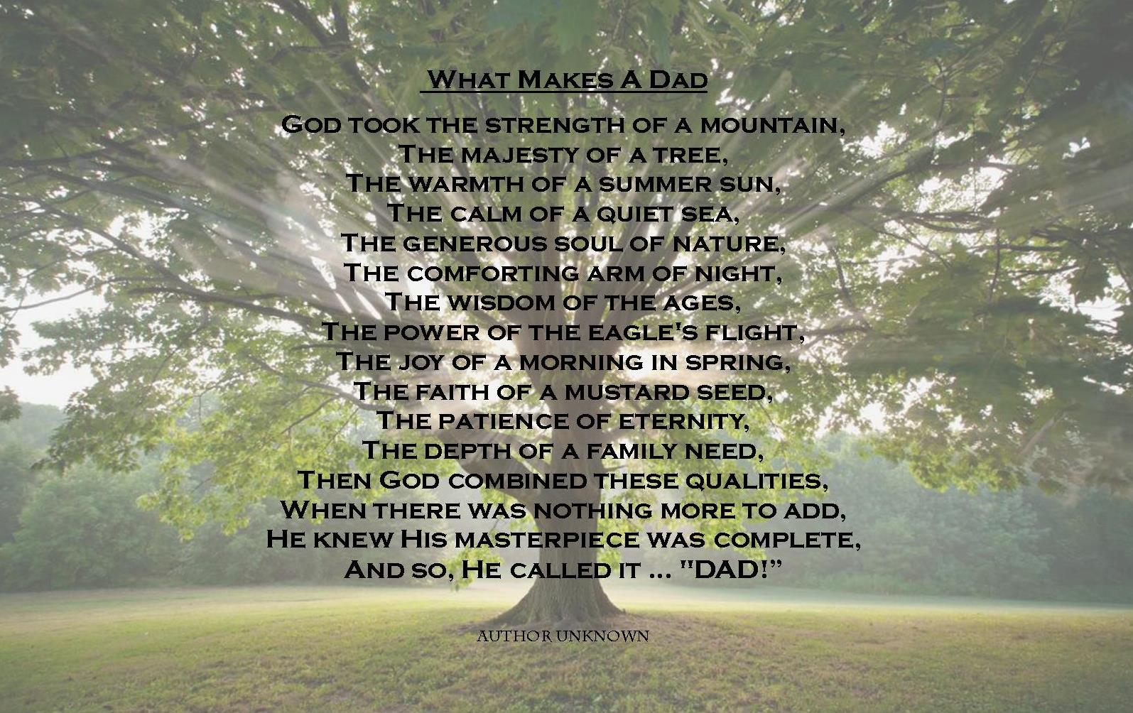 Death Father Poems
