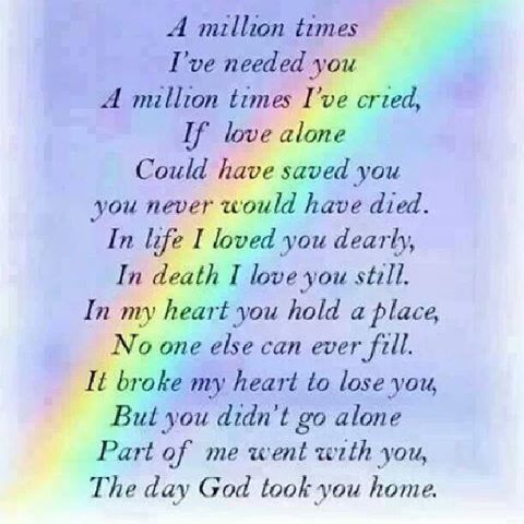Missing My Mom In Heaven Poems