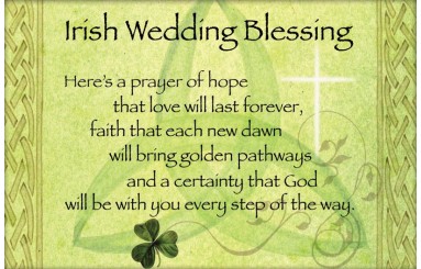 Irish Wedding Poems