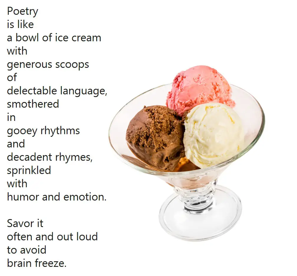 Ice cream Poems