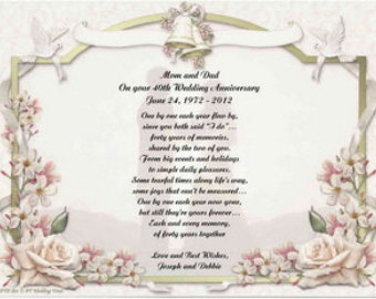 10th Anniversary Poems