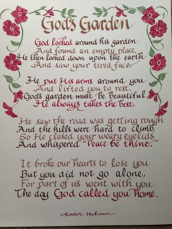 Gardening Poems