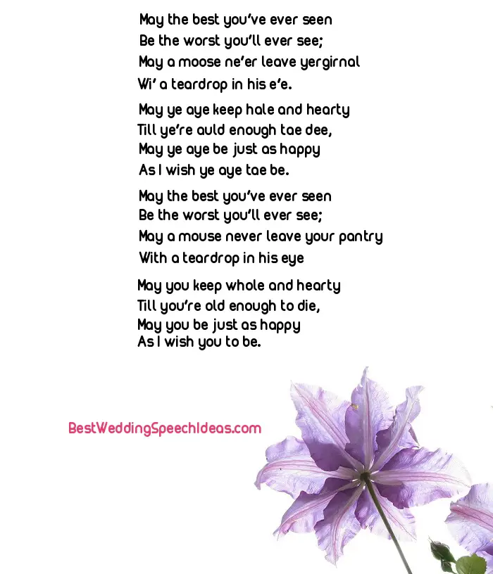 Scottish Wedding Poems