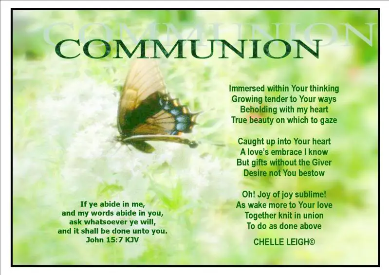 Communion Poems