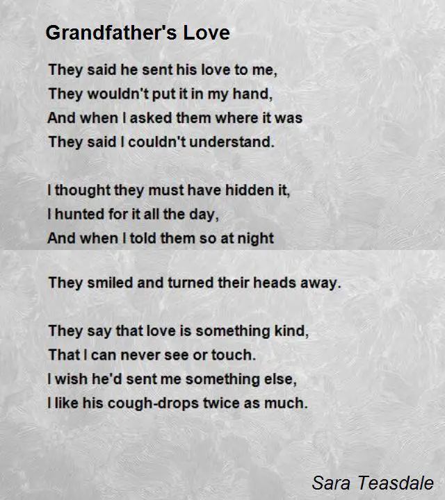 Grandfather Poems.