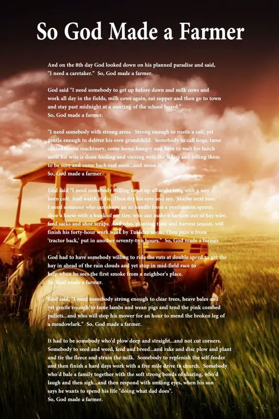 Farmer Poems