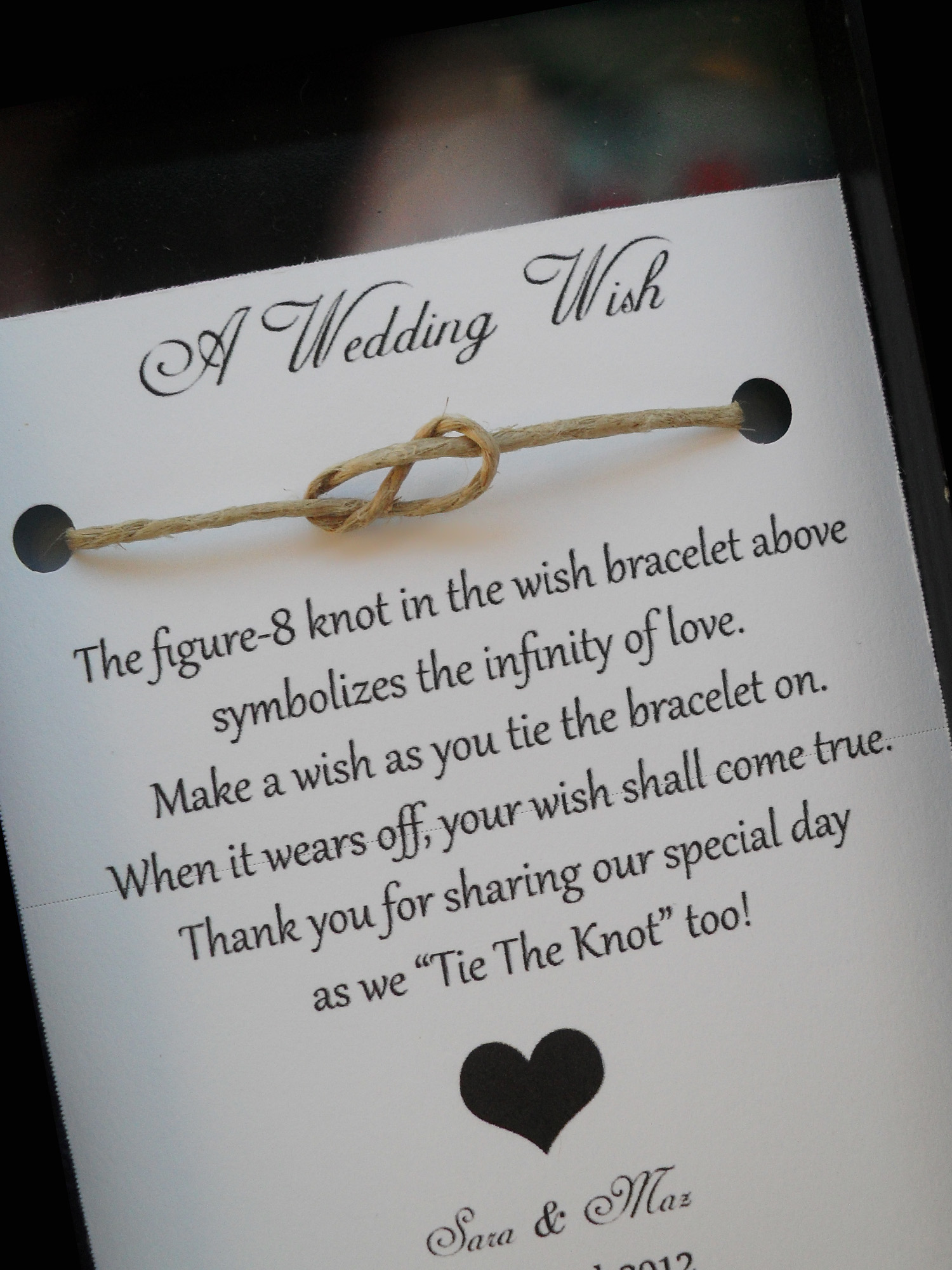 Wedding Favor Poems