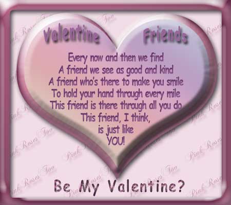 Friend valentine Poems