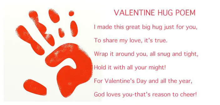 Preschool valentine Poems