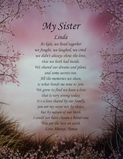 Short Sister Poems