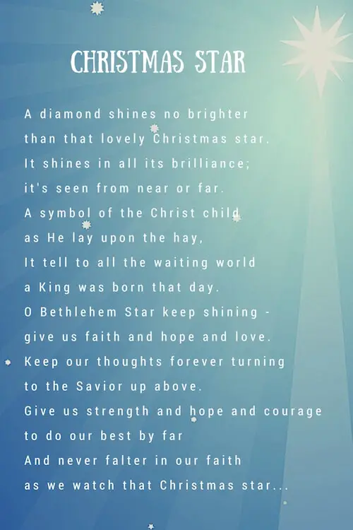 Christmas star Poems