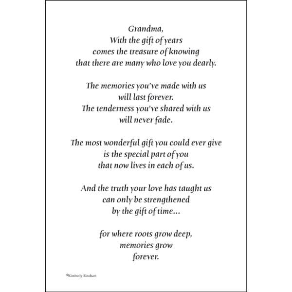 Grandma death Poems