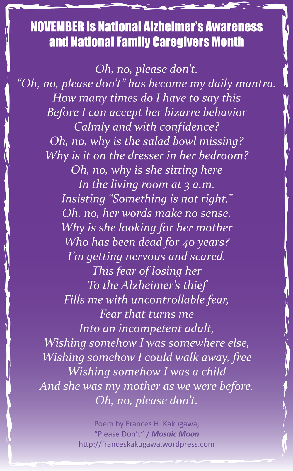 Alzheimer Poems