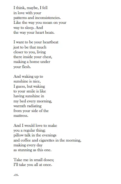 creative writing poem