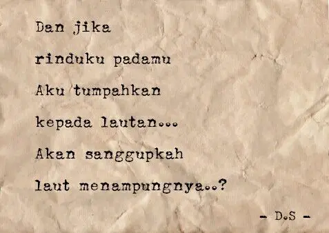 Puisi Bertema Aku Cinta Bahasa Indonesia - Pantun Cinta