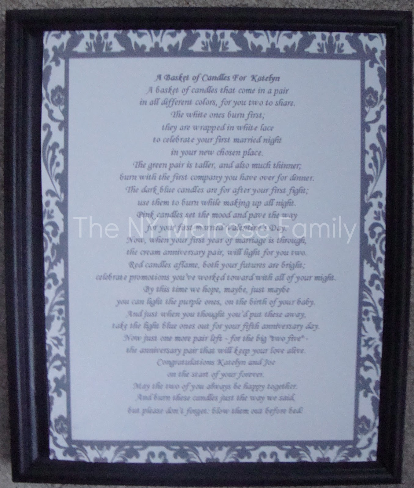 Wedding Shower Poems