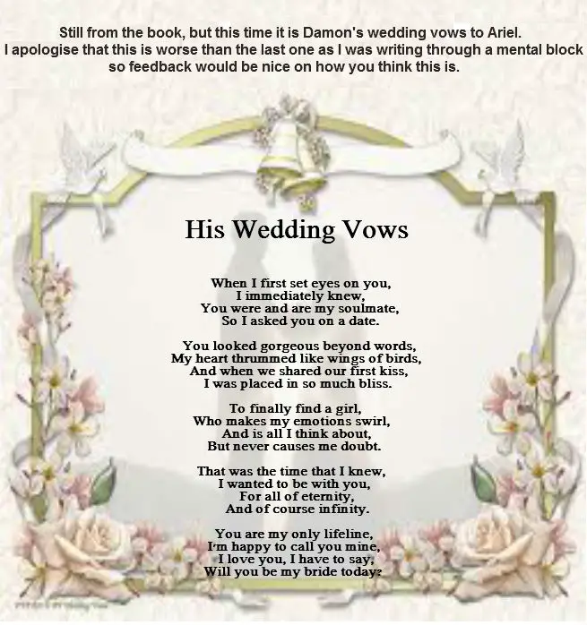 Renewing Wedding Vows Poems