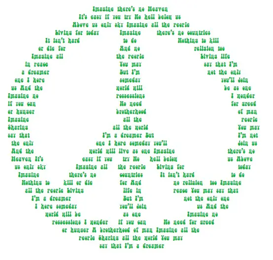 Types of visual poetry picture