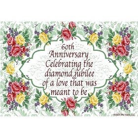 60th Wedding Anniversary Poems