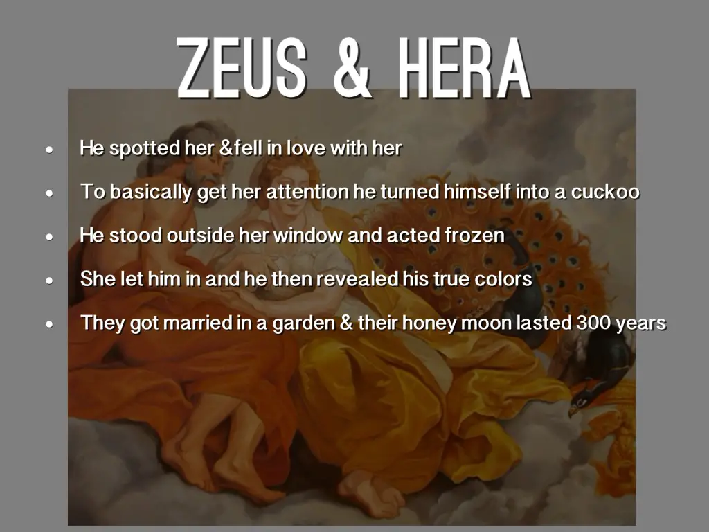 essay about zeus and hera