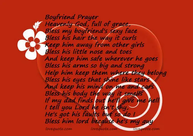 Prayer for boyfriend to propose