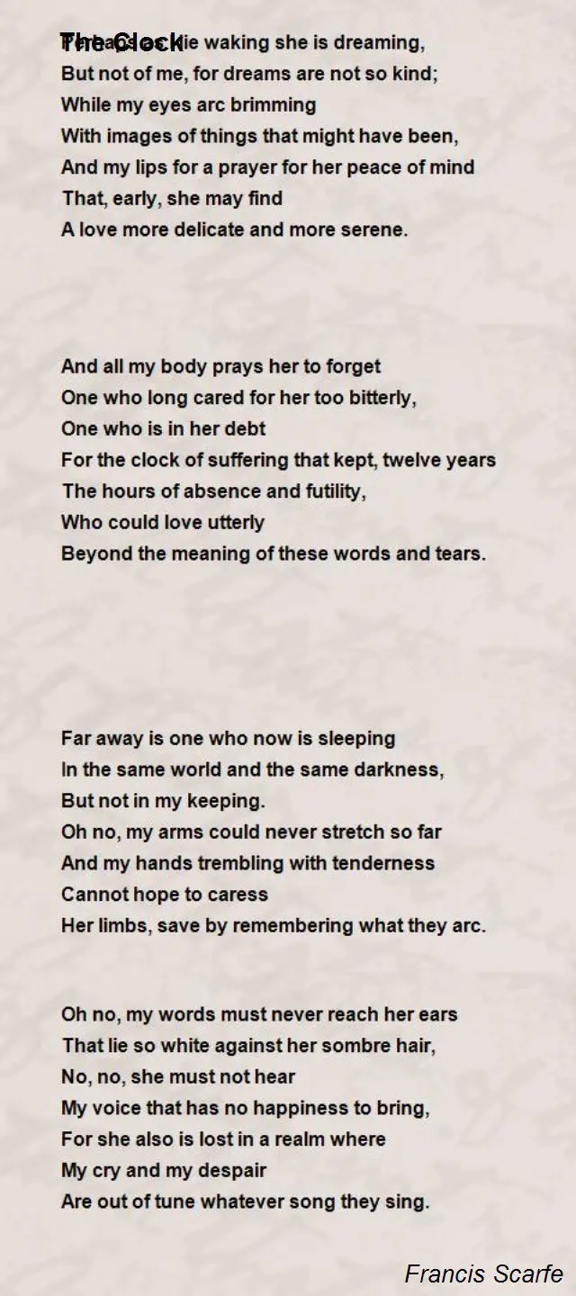 Clock Poems