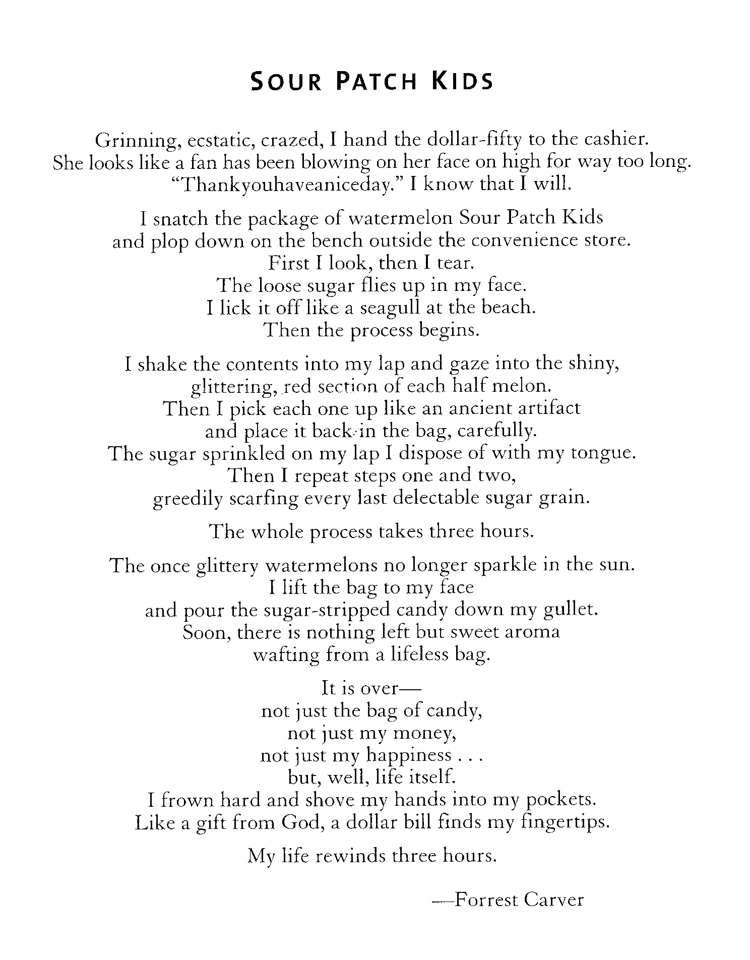 Short oxymoron poems image