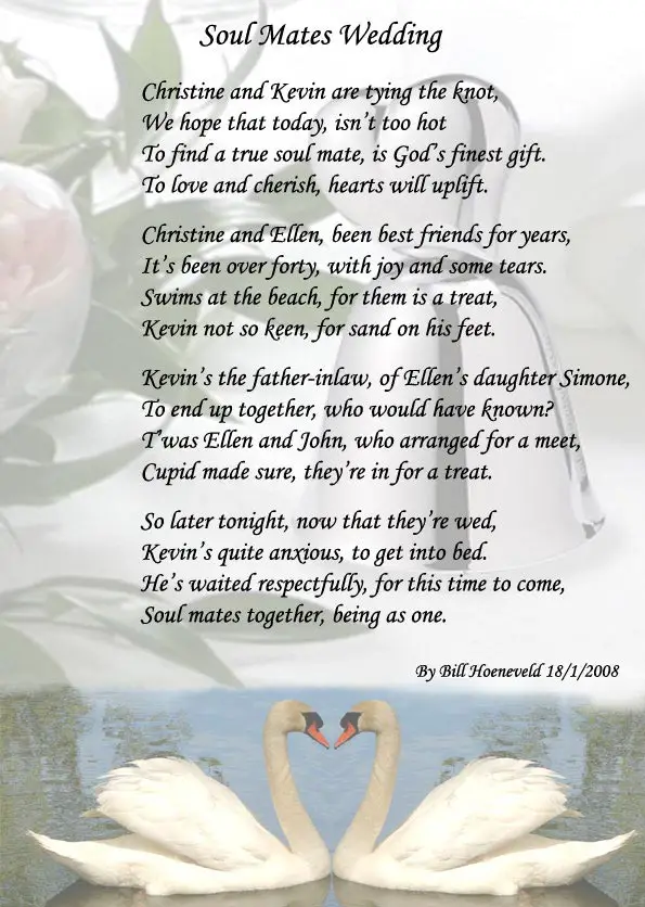 Friendship Wedding Poems