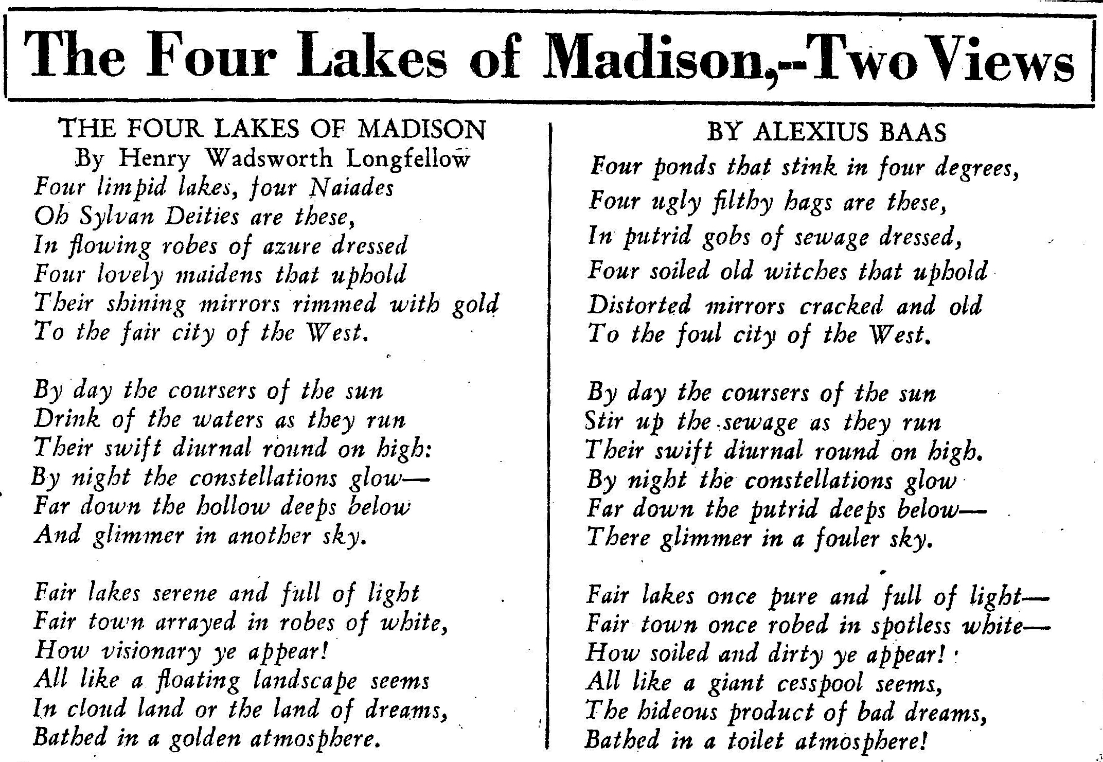 Parody poem examples image