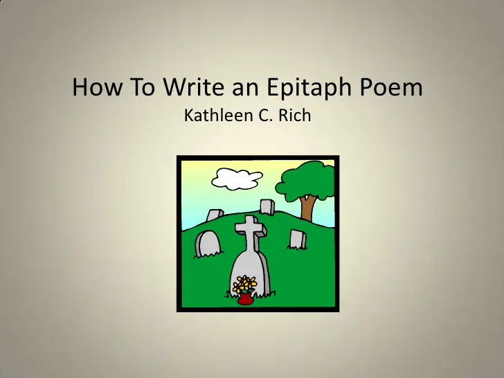 Funny epitaph Poems