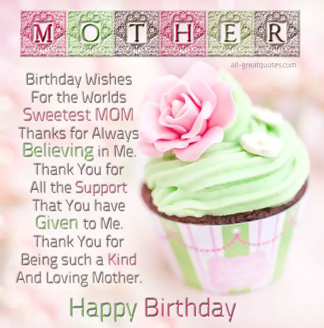 Happy Birthday Mommy Poems