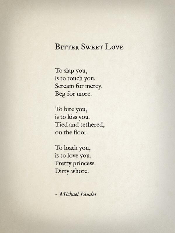 Bittersweet love Poems