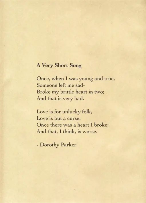 Dorothy Poems