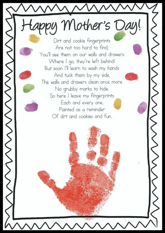Preschool Song For Mothers Day Free Pdf Printable