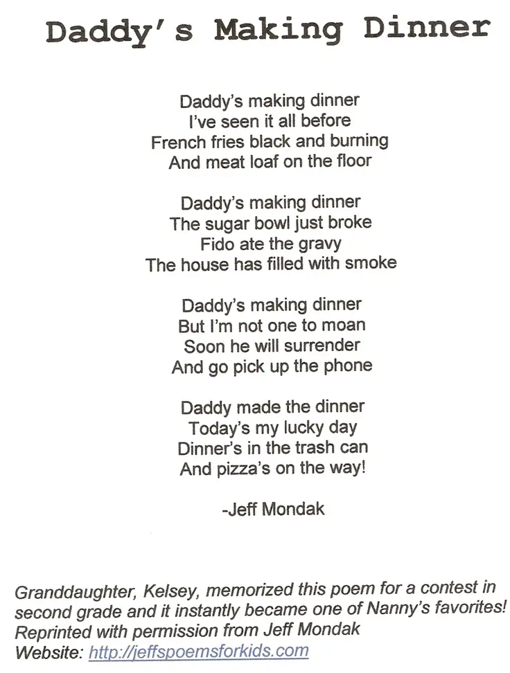 Funny Cooking Dinner Funny cooking Poems Funny Cooking Dinner Funny cooking Poems