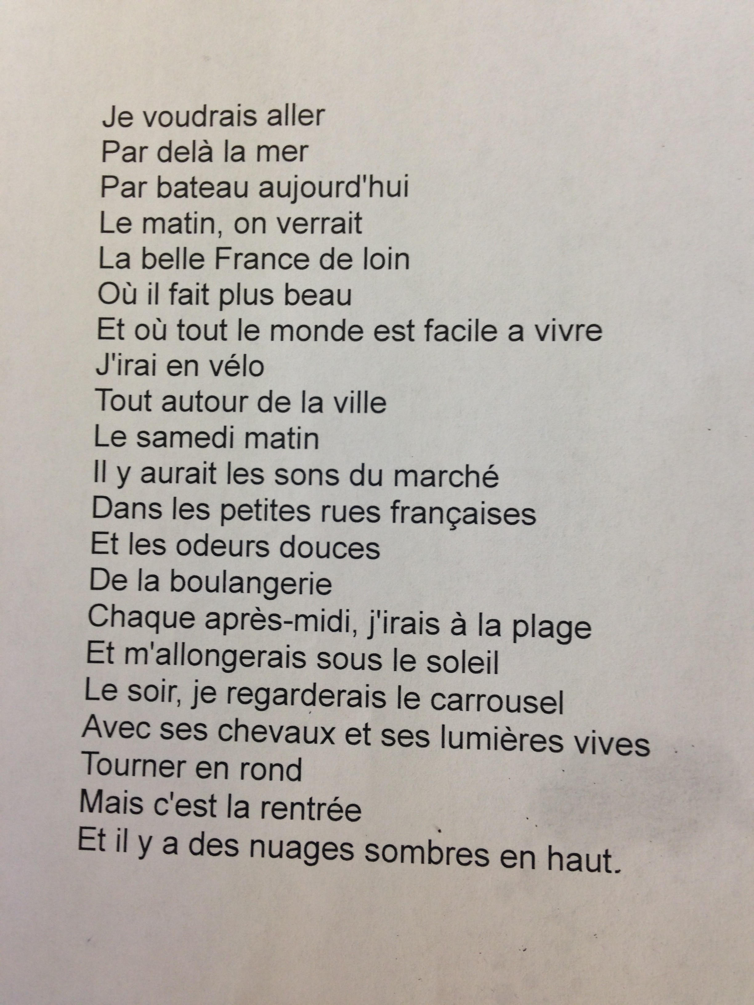 French Poems