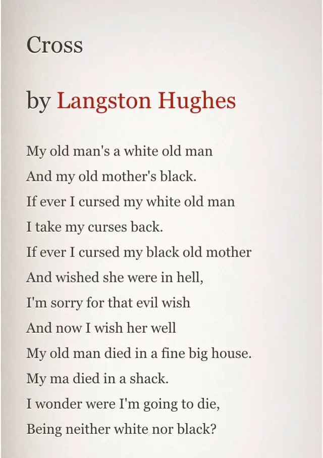 Lanston hughes Poems