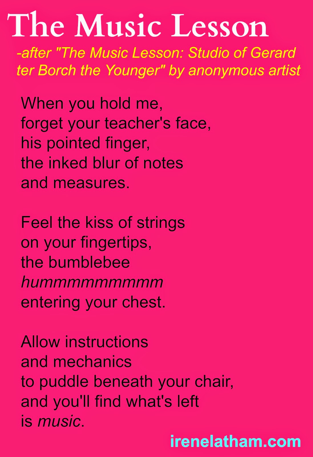 What Is A Tragic Poem About Music