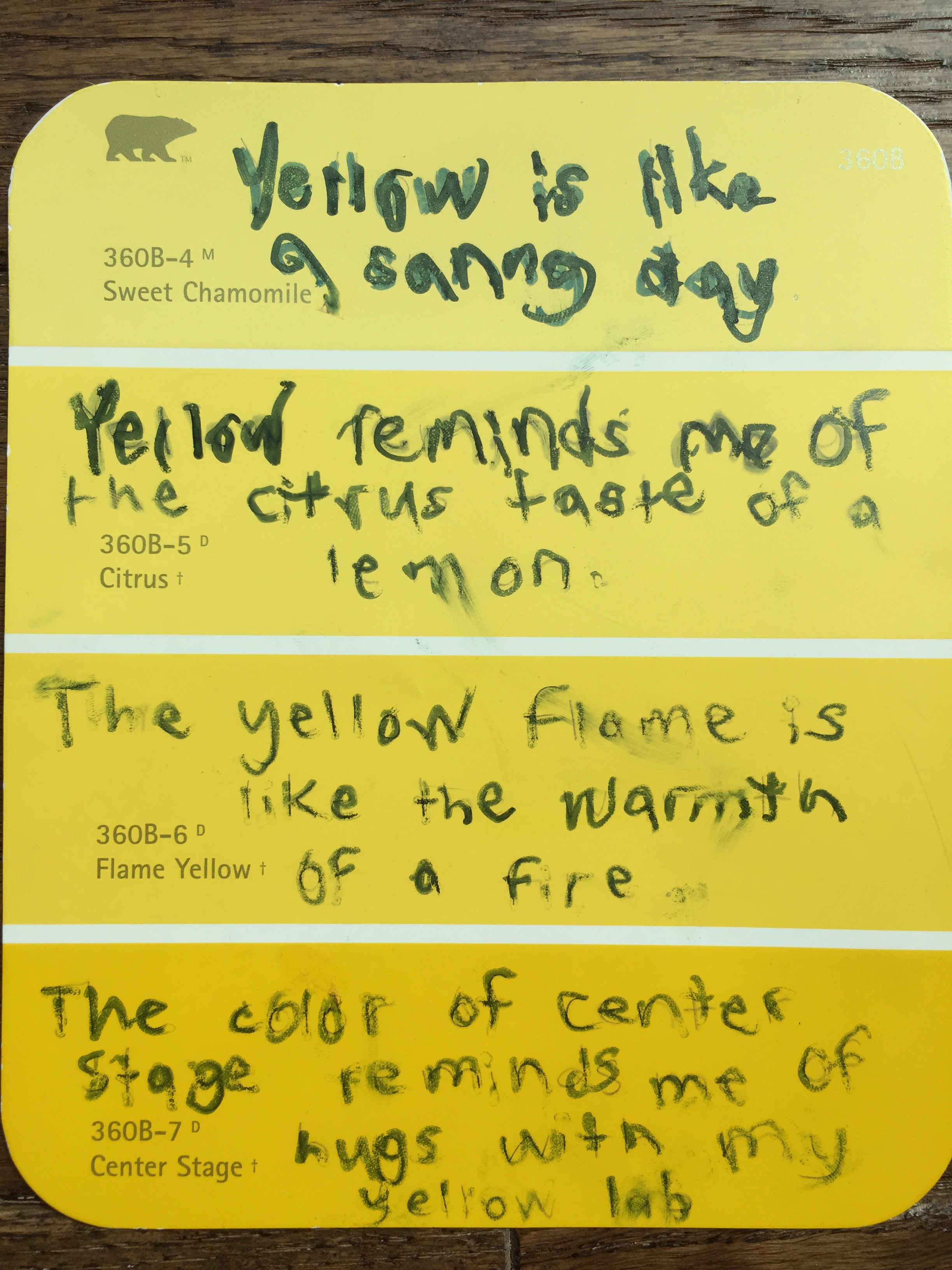 Yellow Poems