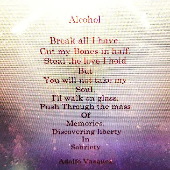 58 alcoholism poetry