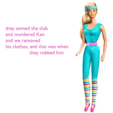 poem barbie doll