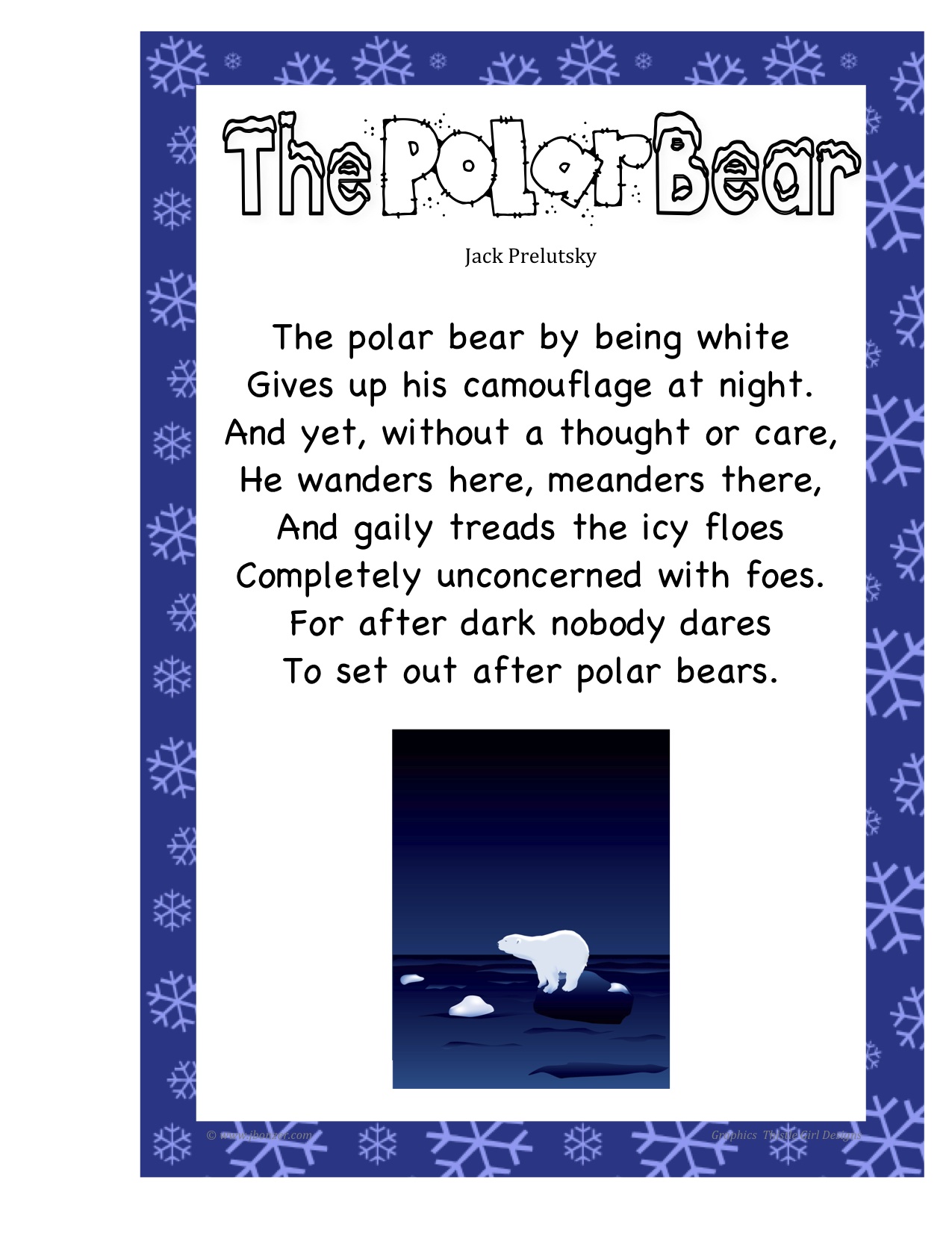 Polar bear Poems