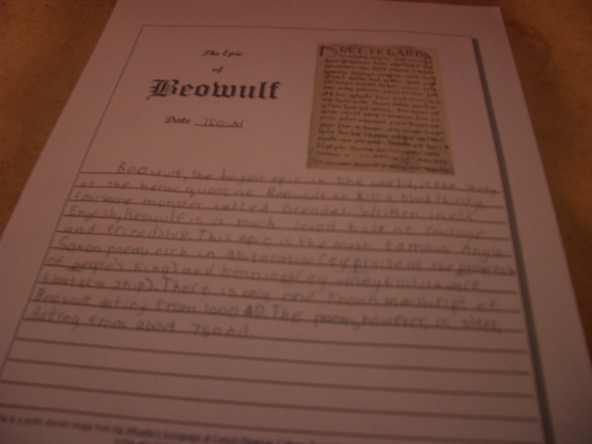 formal boast example