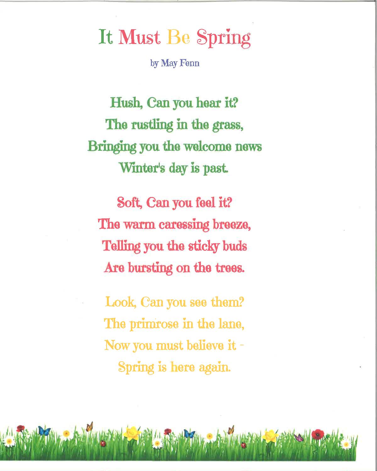 Springtime Poems