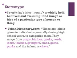 Stereotype Poems