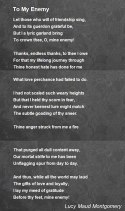 Enemy Poems Enemy Poems